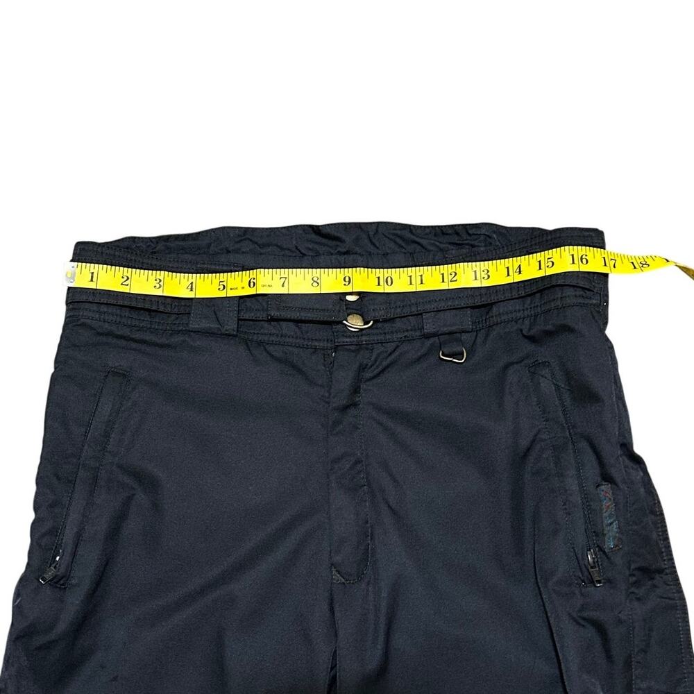 Peregrine Sun Valley Vintage Ski Pants Mens M Black Advantage 1000 Insulated - Picture 9 of 11